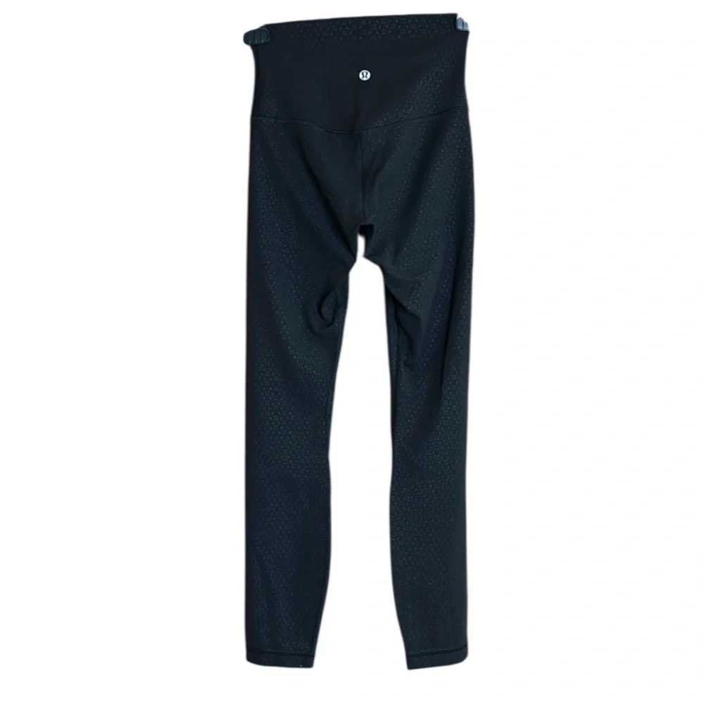 LuLuLemon Align High-Rise Gradient Geo Emboss Black Leggings